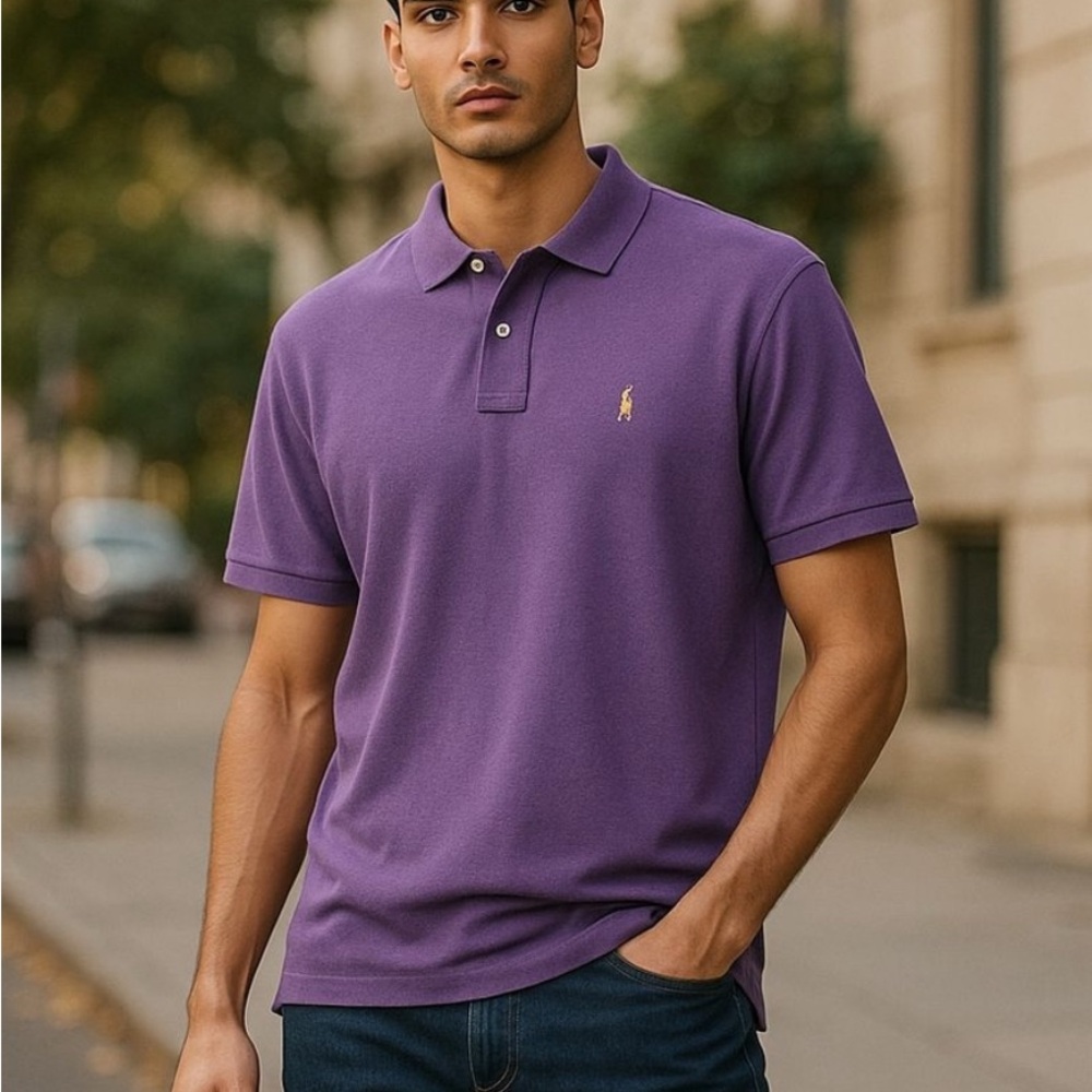Polo by Ralph Lauren Classic Purple Polo Shirt